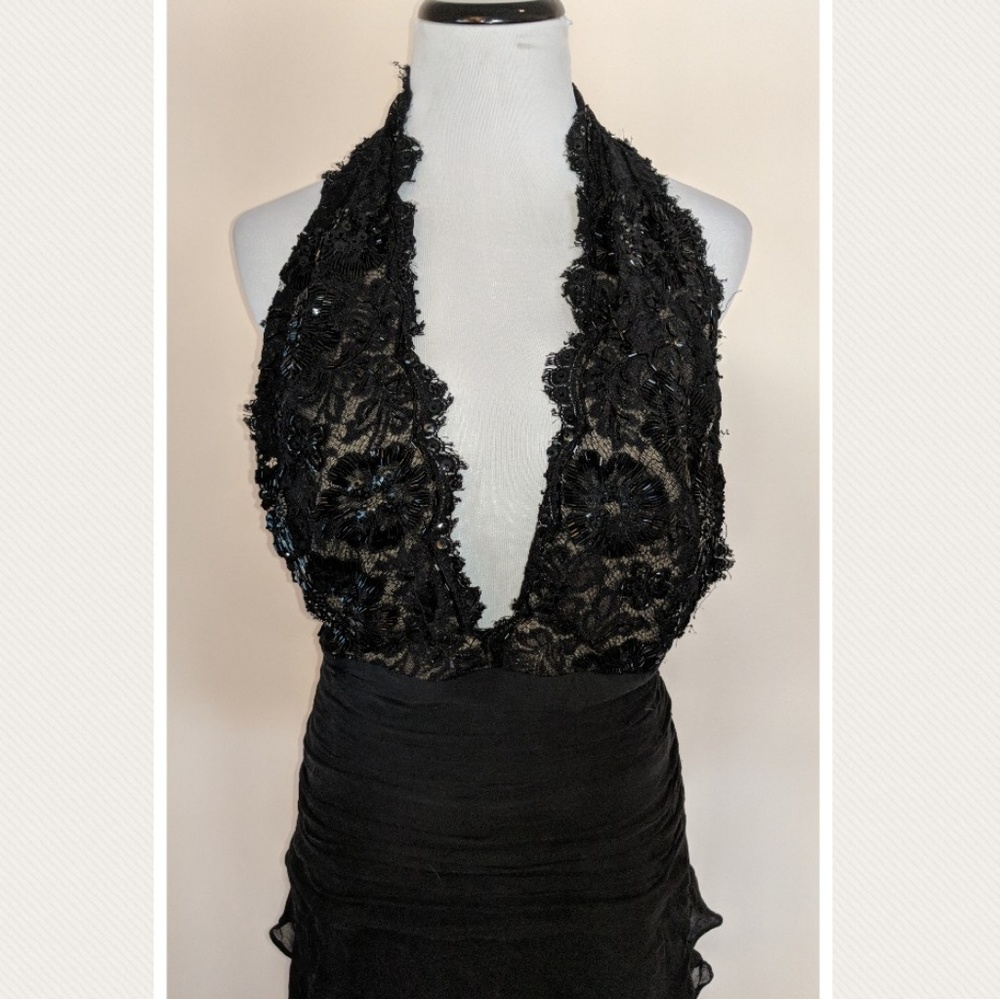 Tadashi beaded silk dress, size 12